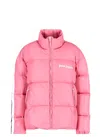Palm Angels Striped Webbing-trimmed Padded Shell Down Jacket