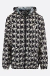 Palm Angels Dripping Palm Jacket In Black
