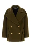 Palm Angels Coats In Green