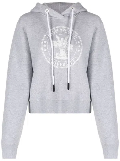 PALM ANGELS PALM ANGELS COLLEGE FITTED HOODIE