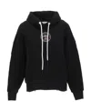 Palm Angels Black College Classic Hoodie In Black