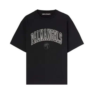 Pre-owned Palm Angels College Palm Slim Tee 'black/vintage Black' | Men's Size Xs