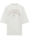 Palm Angels College Palm T-shirt In Beige