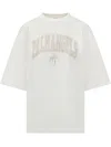 Palm Angels College Palm T-shirt In Beige