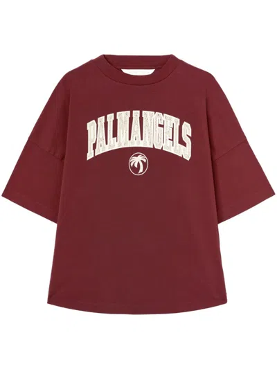 PALM ANGELS COLLEGE PALM T-SHIRT