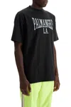 Palm Angels College Print T-shirt In Black