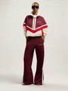 Palm Angels Colorblock Anorak Track Jacket In Brown