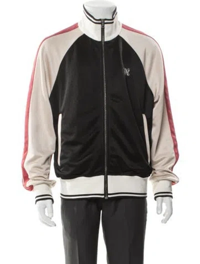 Pre-owned Palm Angels Colorblock Pattern Bomber Jacket In Multi