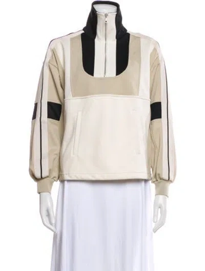 Pre-owned Palm Angels Colorblock Pattern Jacket In Neutral