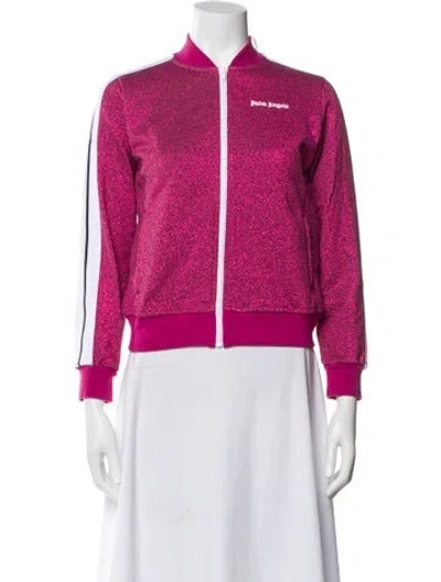 Pre-owned Palm Angels Colorblock Pattern Jacket W/ Tags In Pink