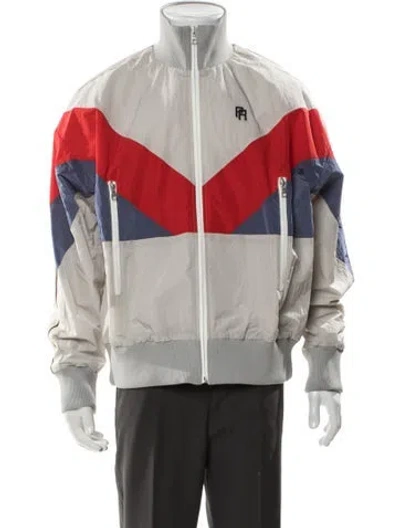 Pre-owned Palm Angels Colorblock Pattern Windbreaker W/ Tags In Multi