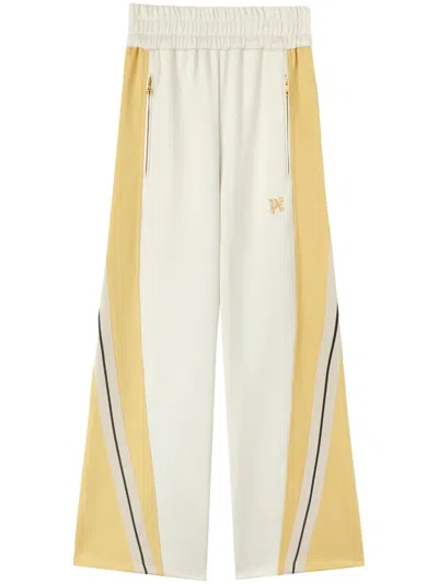 Palm Angels Colour-block Track Pants In White