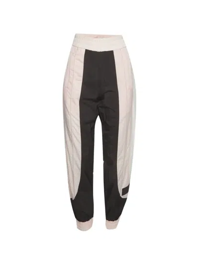 Pre-owned Palm Angels Colour-block Crinkled Track Pants In Pink