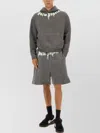 Palm Angels Comfortable Shorts Featuring Practical Pockets In Gray