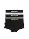 Palm Angels Tri-pack Logo-waistband Boxer Set In Multi
