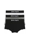 Palm Angels Tri-pack Logo-waistband Boxer Set In Multi