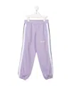 Palm Angels Contrast Logo-print Track Pants In Purple