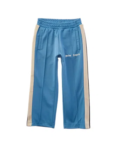 Palm Angels Kids' Contrast Pant In Blue