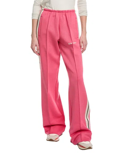 Palm Angels Contrast Pant In Pink