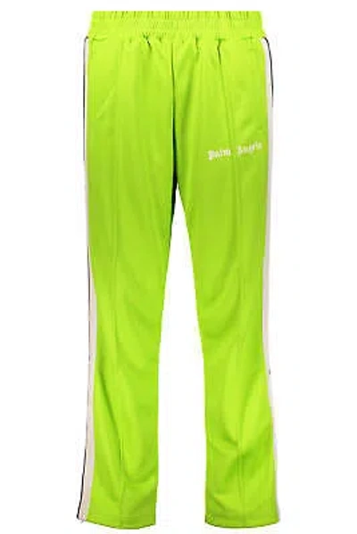 Pre-owned Palm Angels Contrast Side Stripes Trousers In Green