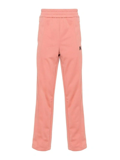 Palm Angels Coral Pink Cargo Trousers In Nude & Neutrals