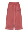 Palm Angels Corduroy Wide-leg Trousers In Pink