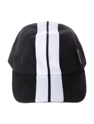 Pre-owned Palm Angels Cotton Adjustable Baseball Hat In Black