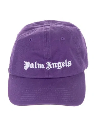 Pre-owned Palm Angels Cotton Baseball Hat W/tags In Purple