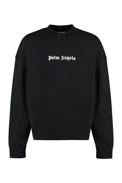 PALM ANGELS PALM ANGELS COTTON CREW-NECK SWEATSHIRT