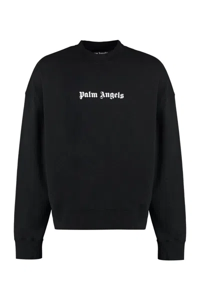 PALM ANGELS PALM ANGELS COTTON CREW-NECK SWEATSHIRT