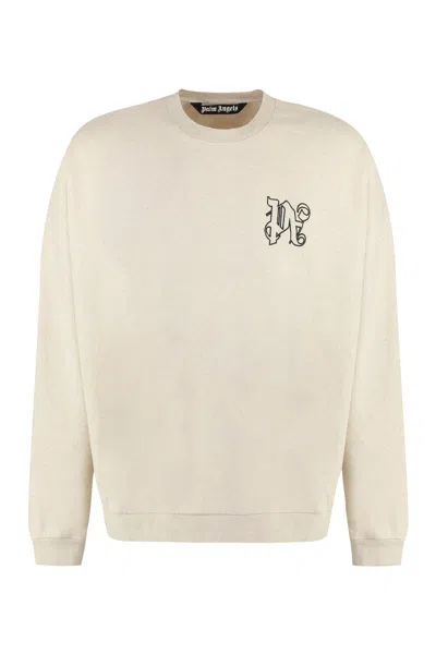 PALM ANGELS PALM ANGELS COTTON CREW-NECK SWEATSHIRT
