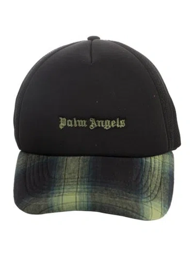 Pre-owned Palm Angels Cotton Embroidered Baseball Hat In Multi