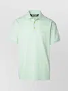 PALM ANGELS COTTON POLO SHIRT BUTTONED COLLAR