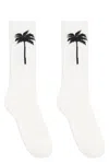 PALM ANGELS COTTON SOCKS WITH LOGO