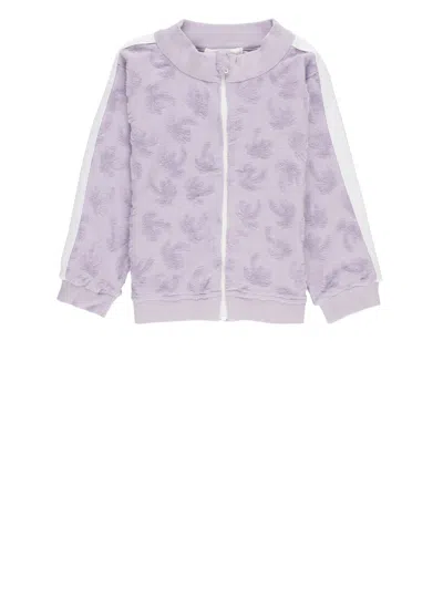Palm Angels Babies' Cotton Sweatshirt In Purple
