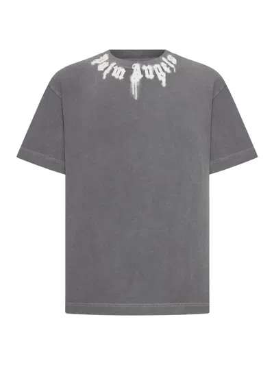 PALM ANGELS COTTON T-SHIRT WITH PRINT