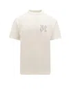 Palm Angels T-shirt With Studded Monogram