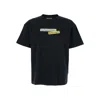 Palm Angels Paxlatimes Black Cotton T-shirt