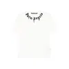 Palm Angels Cotton T-shirt With Print In White