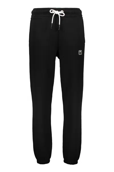 Palm Angels Cotton Track-pants In Black