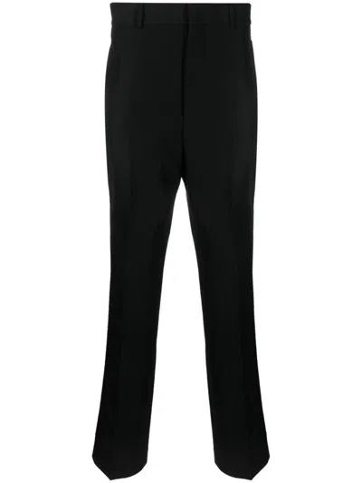 Palm Angels Cotton Track Trousers In Black