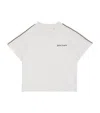 Palm Angels Cotton Track T-shirt In White