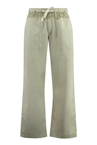 PALM ANGELS PALM ANGELS COTTON TROUSERS