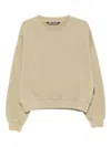 Palm Angels Sweatshirt Mit Rundhalsausschnitt In Brown