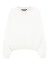 Palm Angels Sweatshirt Mit Rundhalsausschnitt In White