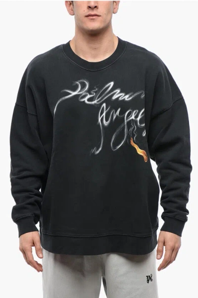 Palm Angels Sweaters In Black
