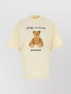 Palm Angels Ivory Cotton Oversize T-shirt