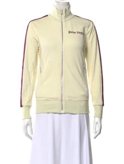 Pre-owned Palm Angels Crew Neck Sweater In Yellow