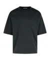 Palm Angels Logo-tag Round-neck T-shirt In Black