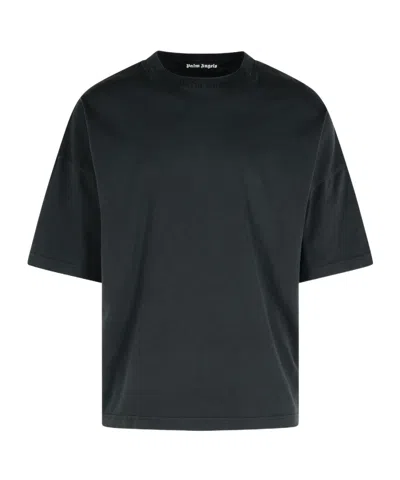PALM ANGELS LOGO-EMBROIDERED T-SHIRT